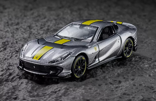 Bburago 1/64 Ferrari 812 Competizione (Silver/Grey)