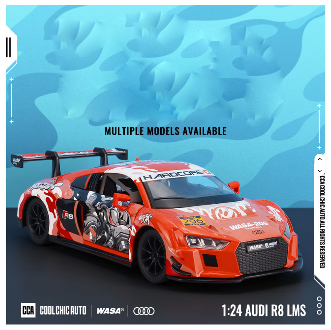 CCA 1:24 Audi R8 LMS WASA Design