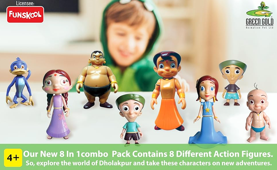 Funskool - Chhota Bheem Action Figure pack