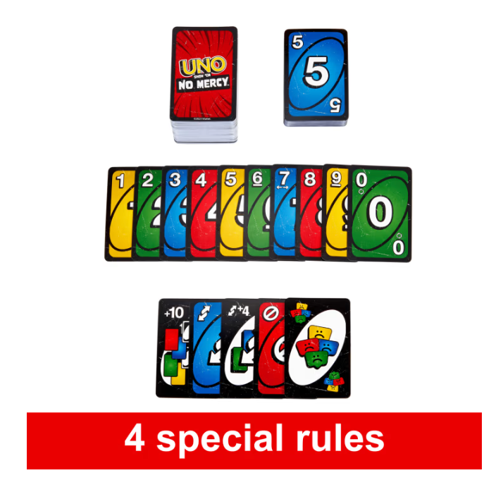 UNO Show ‘Em No Mercy Card Game