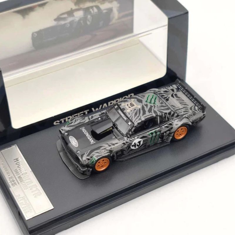 Street Warrior X Ghost Player 1/64 1965 Mustang "Hoonicorn RTR" Limited Edition With Acrylic Case