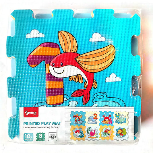 Sunta Printed Play Mat Underwater Numbering Series