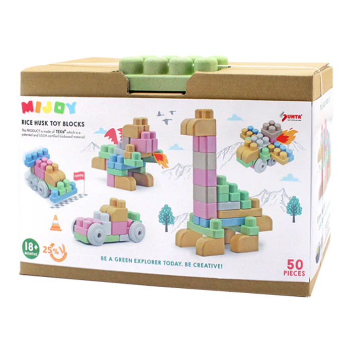 Sunta Mijoy Rice Husk Blocks - 50 Pcs