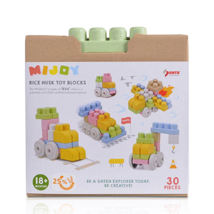 Sunta Mijoy Rice Husk Blocks - 30 Pcs