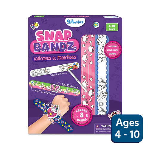 Skillmatics Snap Bandz Unicorn & Princesses