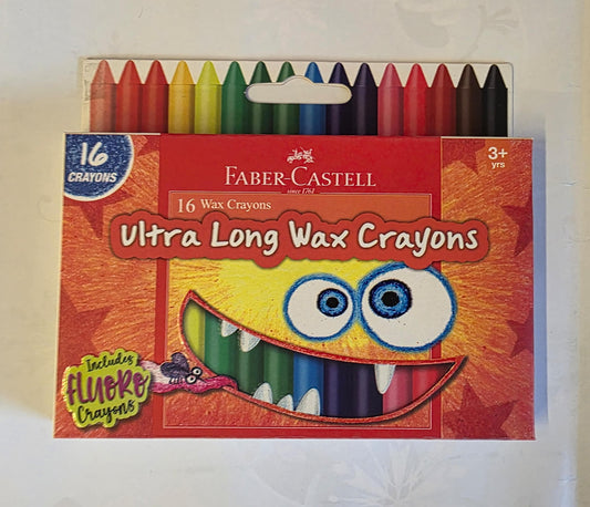 Faber-Castell 16 Ultra Long Wax Crayons