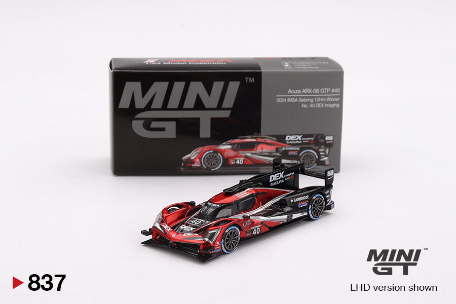 Mini GT Acura ARX-06 GTP #40 2024 IMSA Sebring 12Hrs Winner No.40 DEX Imaging