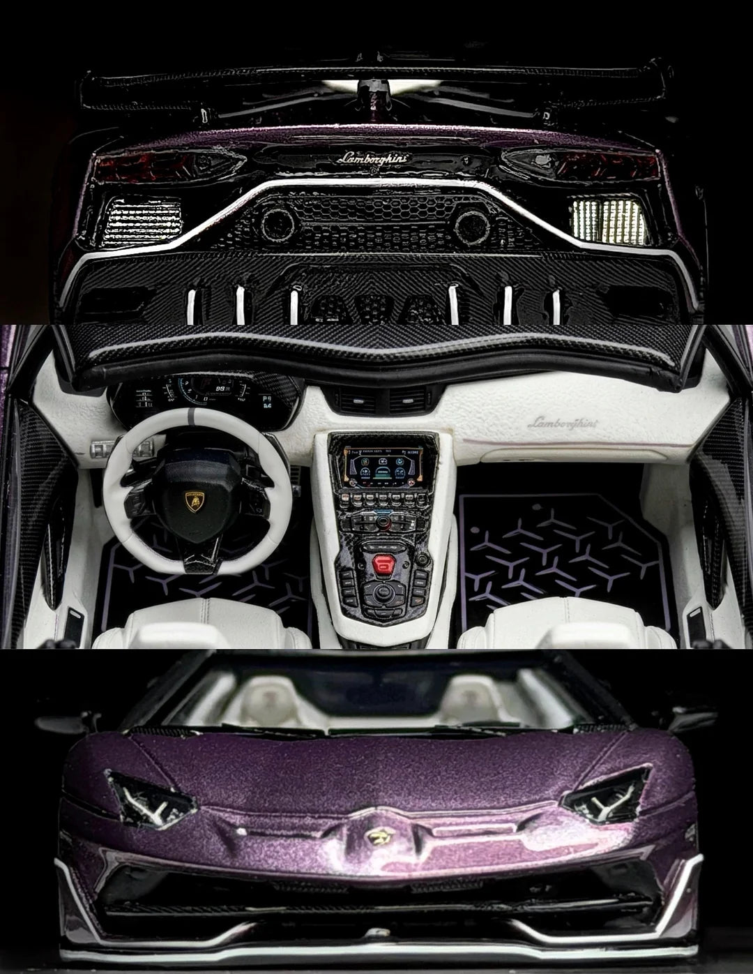 Tardis 1/64 Resin Lamborghini Aventador Roadster SVJ Limited Edition 089/149 With Acrylic Case & Polishing Cloth