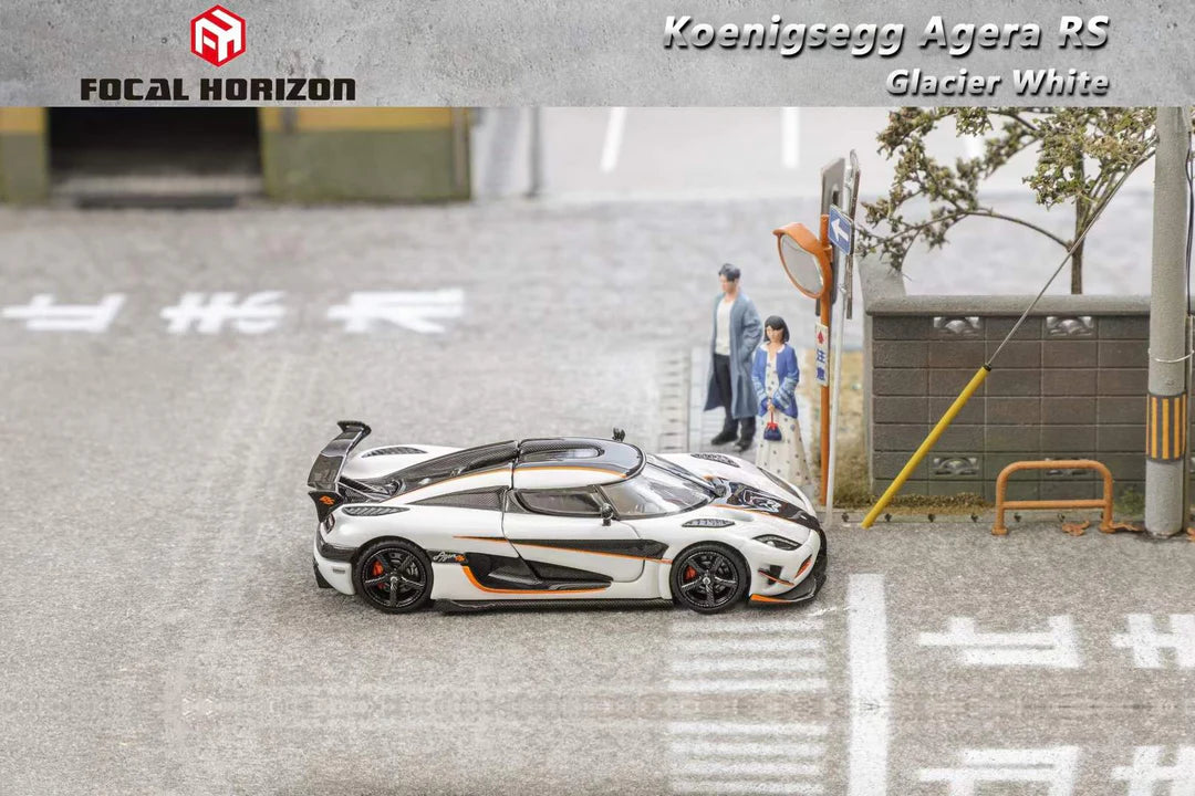 Focal Horizon 1/64 Koenigsegg Agera RS Limited Edition 523/999 With Acrylic Case & Polishing Cloth