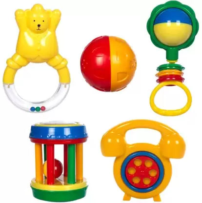Mee Mee Baby Rattle Set (5 Piece)