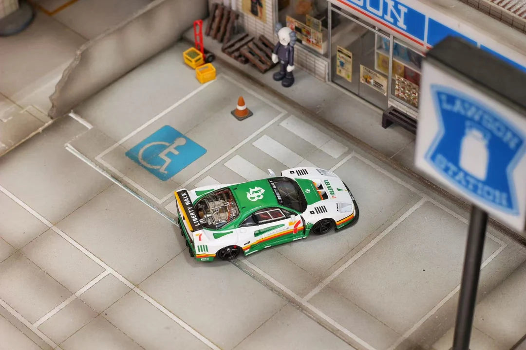 Ghost Player 1/64 LBWK Ferrari F40 "7-11 Version" Limited Edition 1 Of 499 With Acrylic Case