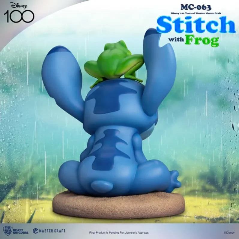 Beast Kingdom MC-063 Disney 100 Years of Wonder Master Craft Stitch With Frog Statue (Limited Edition)