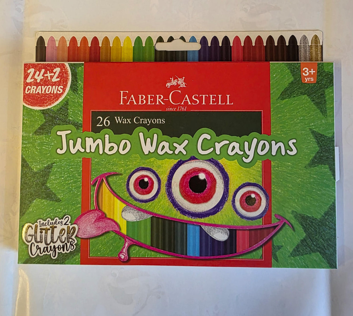 Faber-Castell 26 Jumbo Wax Crayons