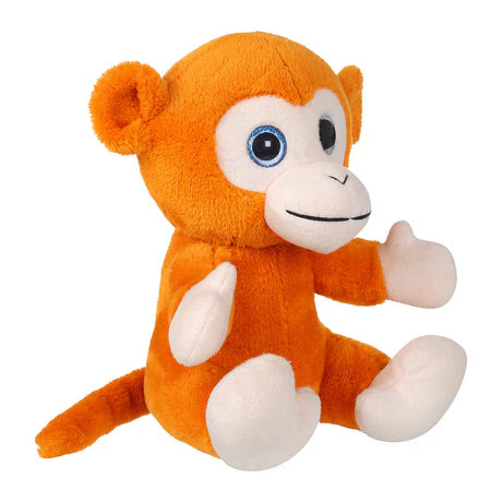 Mirada Monkey With Glitter Eye - 25 cm ( Light Brown )