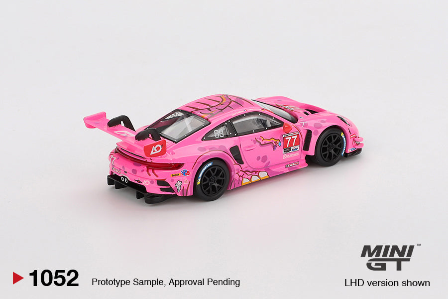 Mini GT Porsche 911 GT3 R #77 2024 IMSA Road America AO Racing