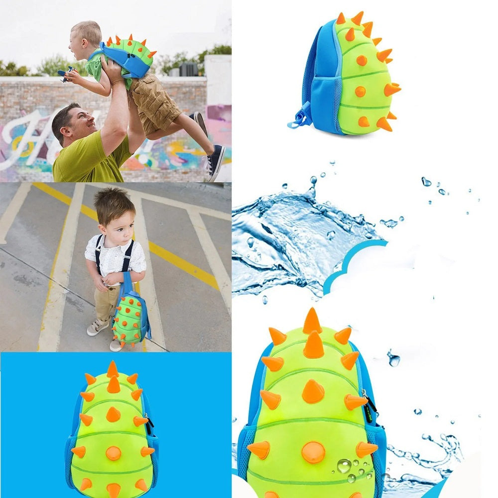 Flippi Dinosaur 3D Backpack for Toddlers & Kids Age 2-7 Years Waterproof, School Bags