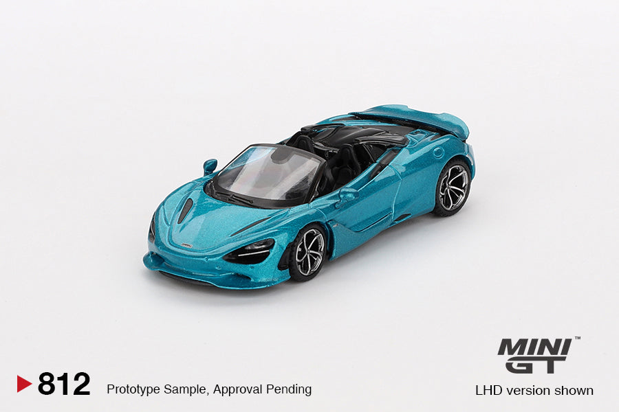 Mini GT McLaren 750S Spider Belize Blue