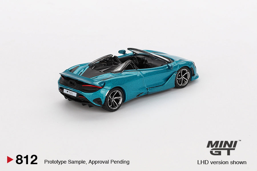 Mini GT McLaren 750S Spider Belize Blue