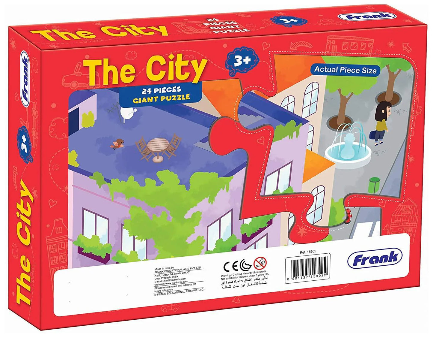 Frank The City 24 Pieces Giant Floor Puzzle