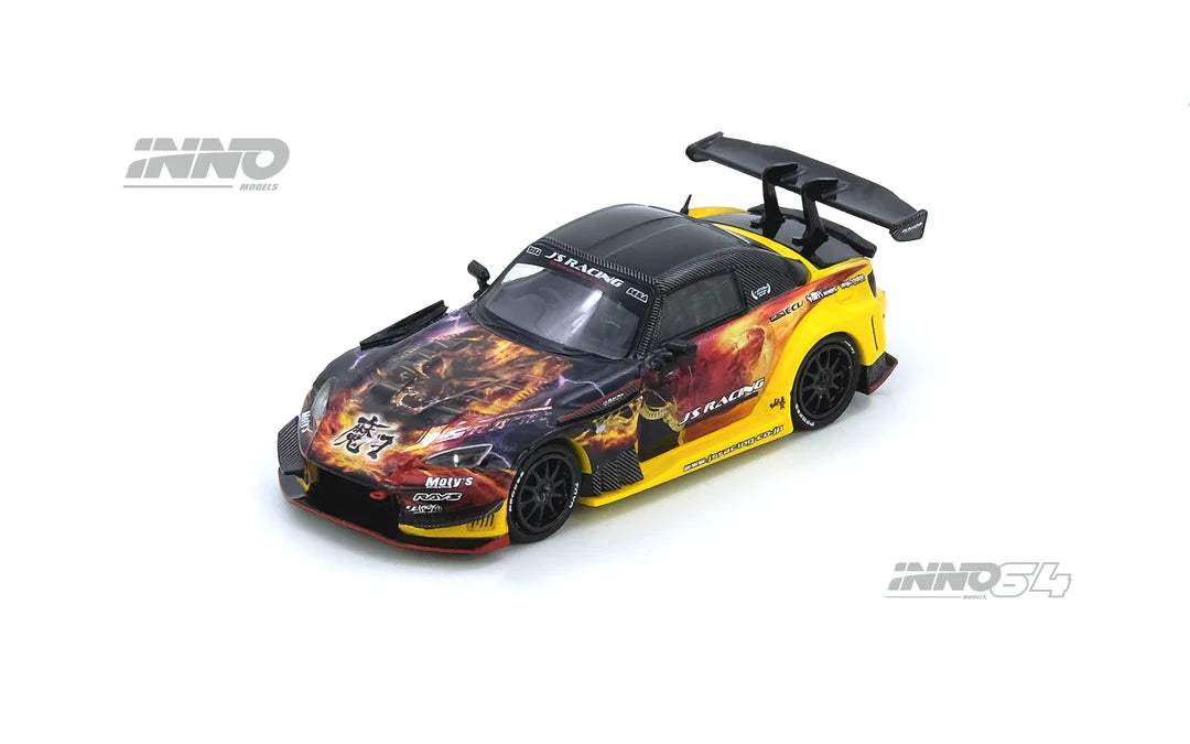 Inno 64 1/64 Honda S2000 J's Racing (AP1) "Maou" With Acrylic Case