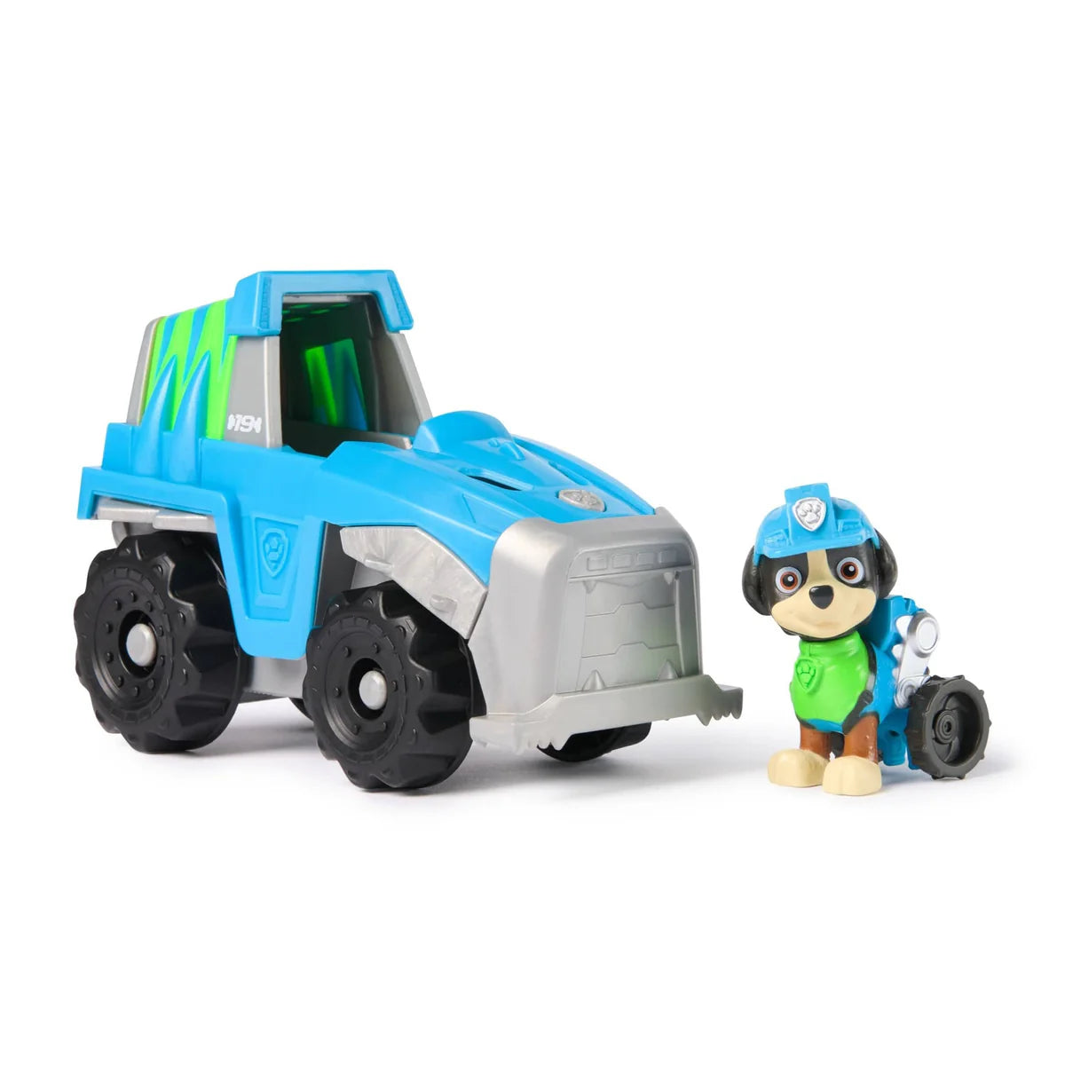 Paw Patrol Rex Rescue Basic Vehicle with Collectible Figure