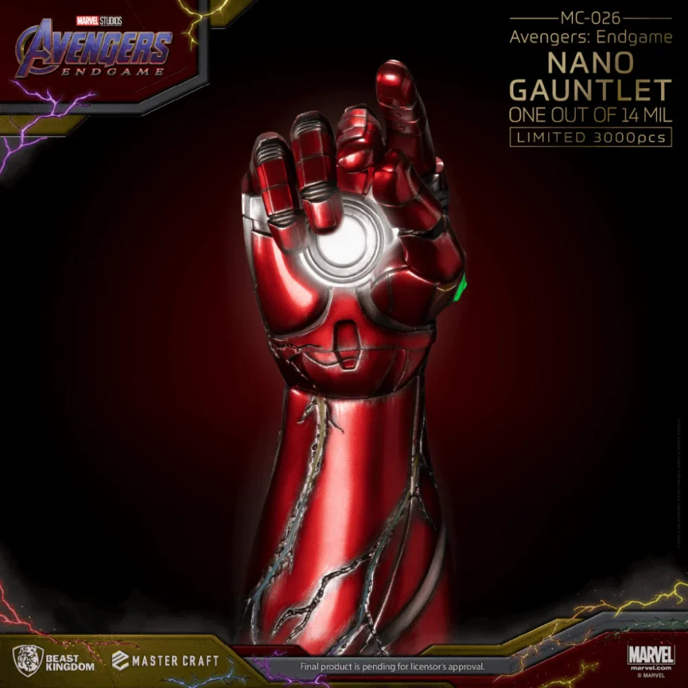Beast Kingdom MC-026 Avengers: Endgame Master Craft Nano Gauntlet 1:1 Scale (Limited Edition of 3000)