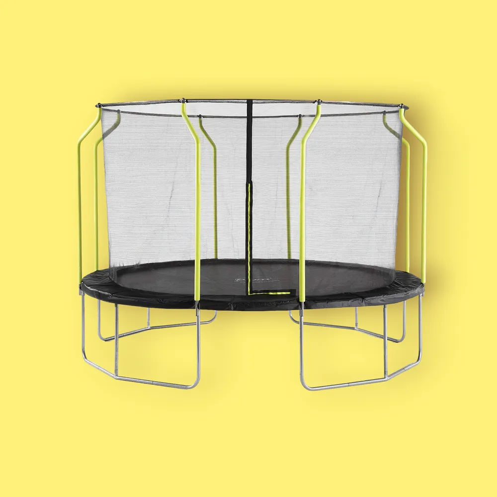 Plum 10ft Wave Springsafe® Trampoline Enclosure for age 6+ Years