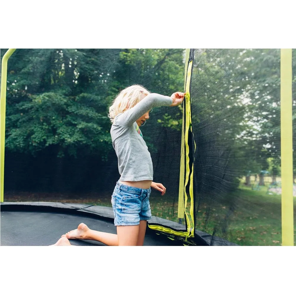 Plum 14ft Wave Springsafe® Trampoline & Enclosure for age 6+ years to Adult (upto 120 kgs)
