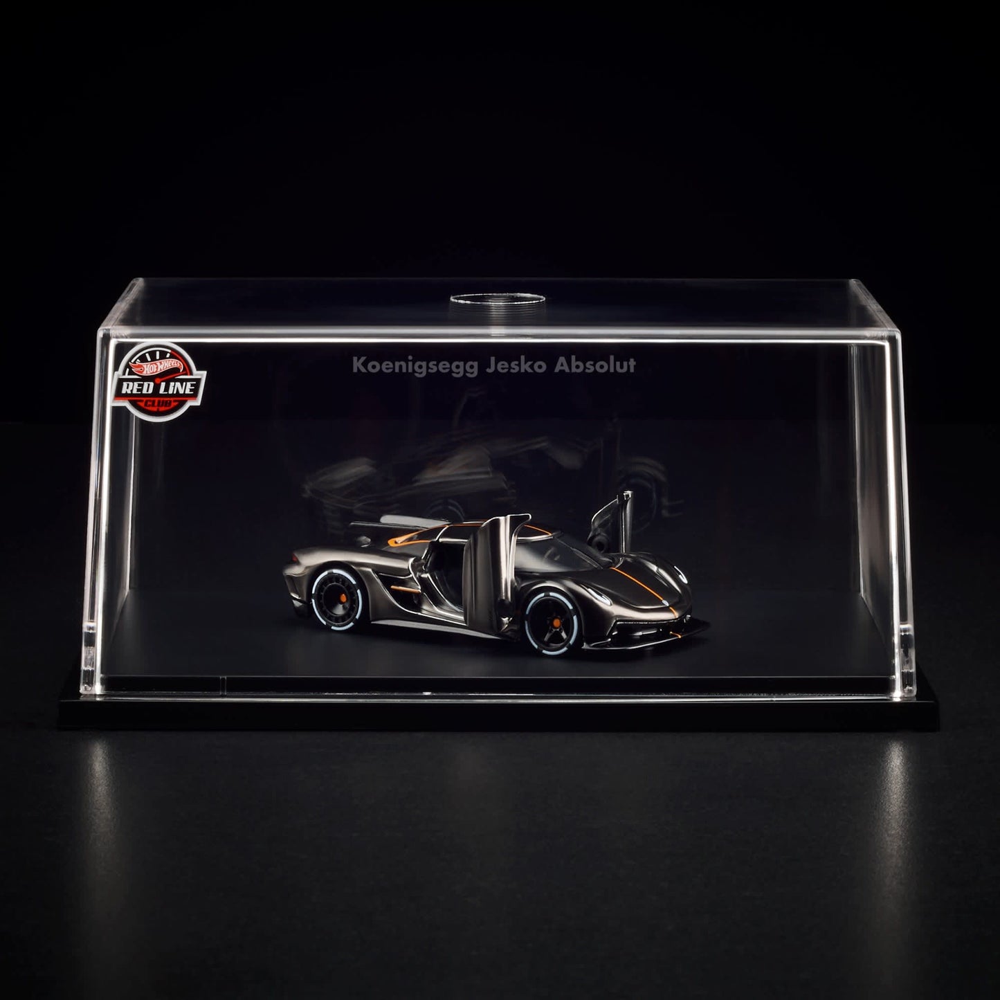 Hot Wheels Koenigsegg Jesko Absolut Red Line Club Exclusive With Acrylic Case