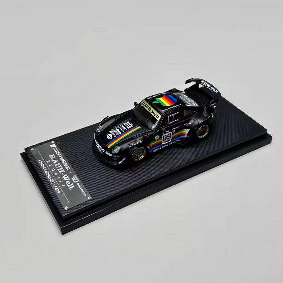 Street Warrior X Ghost Player 1/64 Porsche RWB 993 #89 Limited Edition 096/499 With Acrylic Case