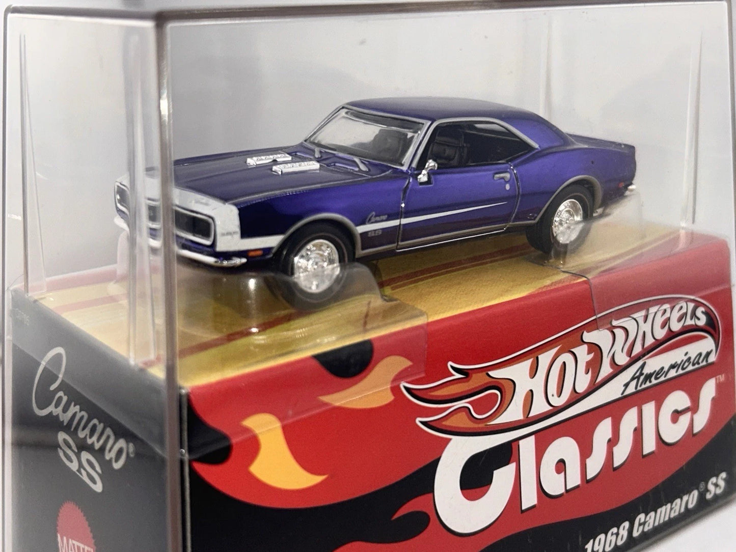 Hot Wheels 1/43 American Classics 1968 Camaro SS Limited Edition 01694/02000 With Acrylic Case