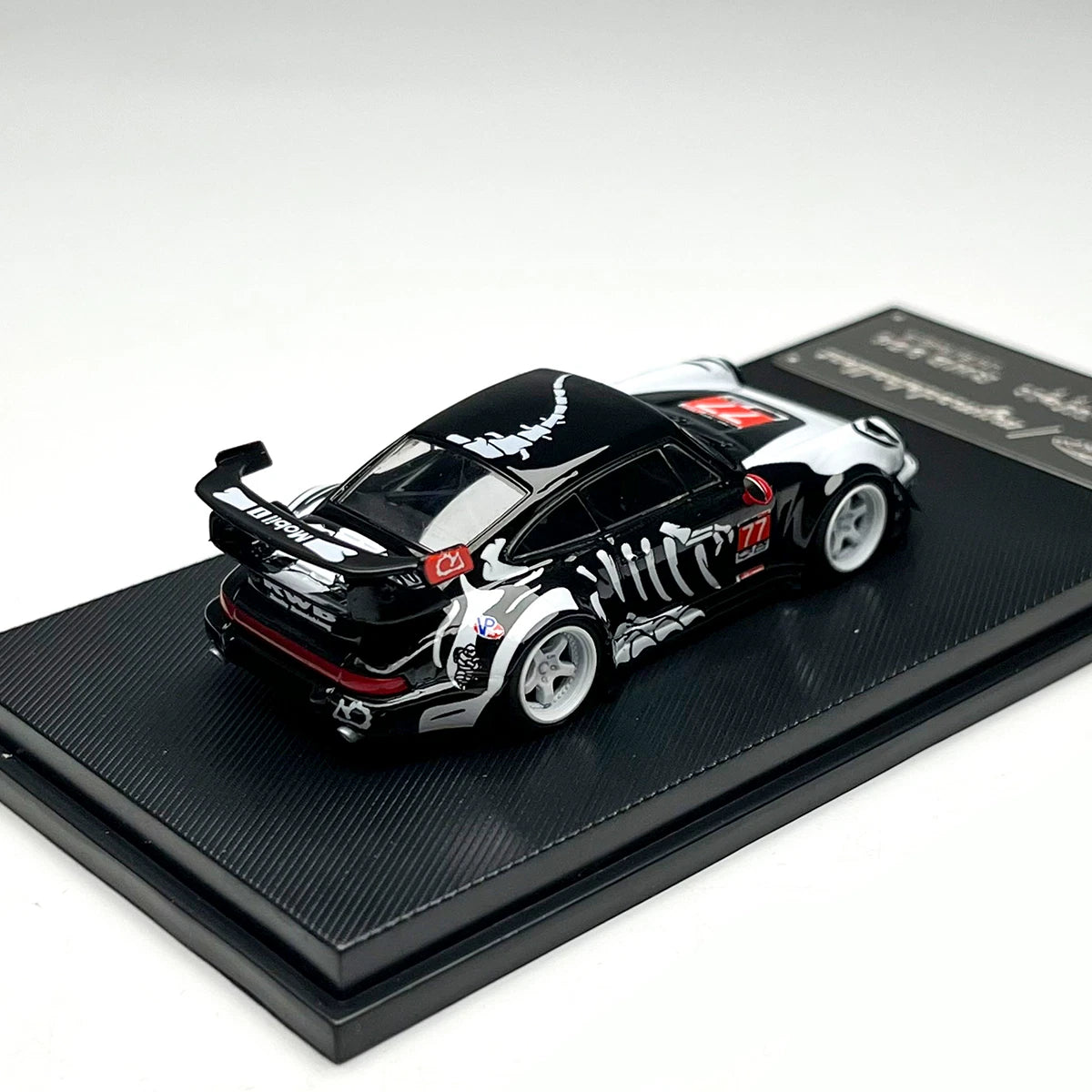 My Model Collect 1/64 RWB993 High Wing White Bone Dragon Limited Edition 999pcs With Acrylic Case & Mini Figure