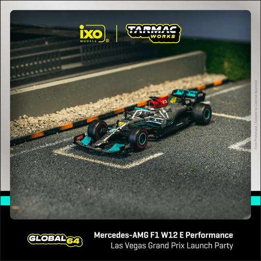 Tarmac Works 1/64 Mercedes-AMG W12 E Performance Las Vegas Grand Prix Launch Party