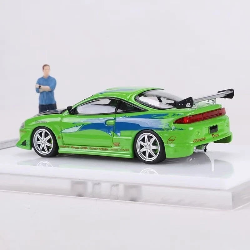 Fast & Speed 1:64 Mitsubishi Eclipse With Mini Figure & Acrylic Case