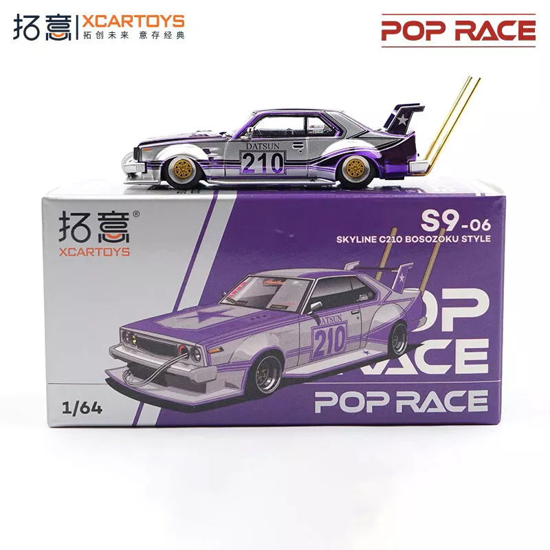 Pop Race 1/64 Skyline G210 Bosozoku Style