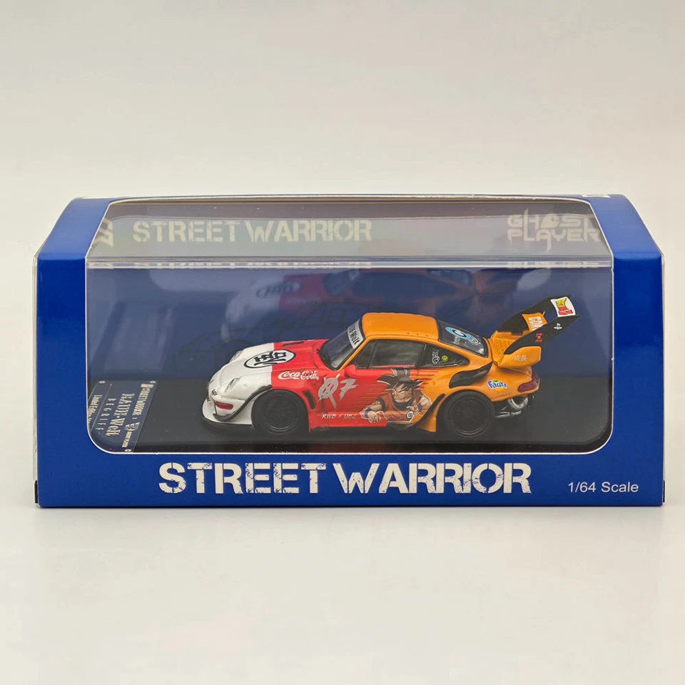 Street Warrior X Ghost Player 1/64 RWB Porsche 911 (993) Limited Edition 162/499 With Acrylic Case