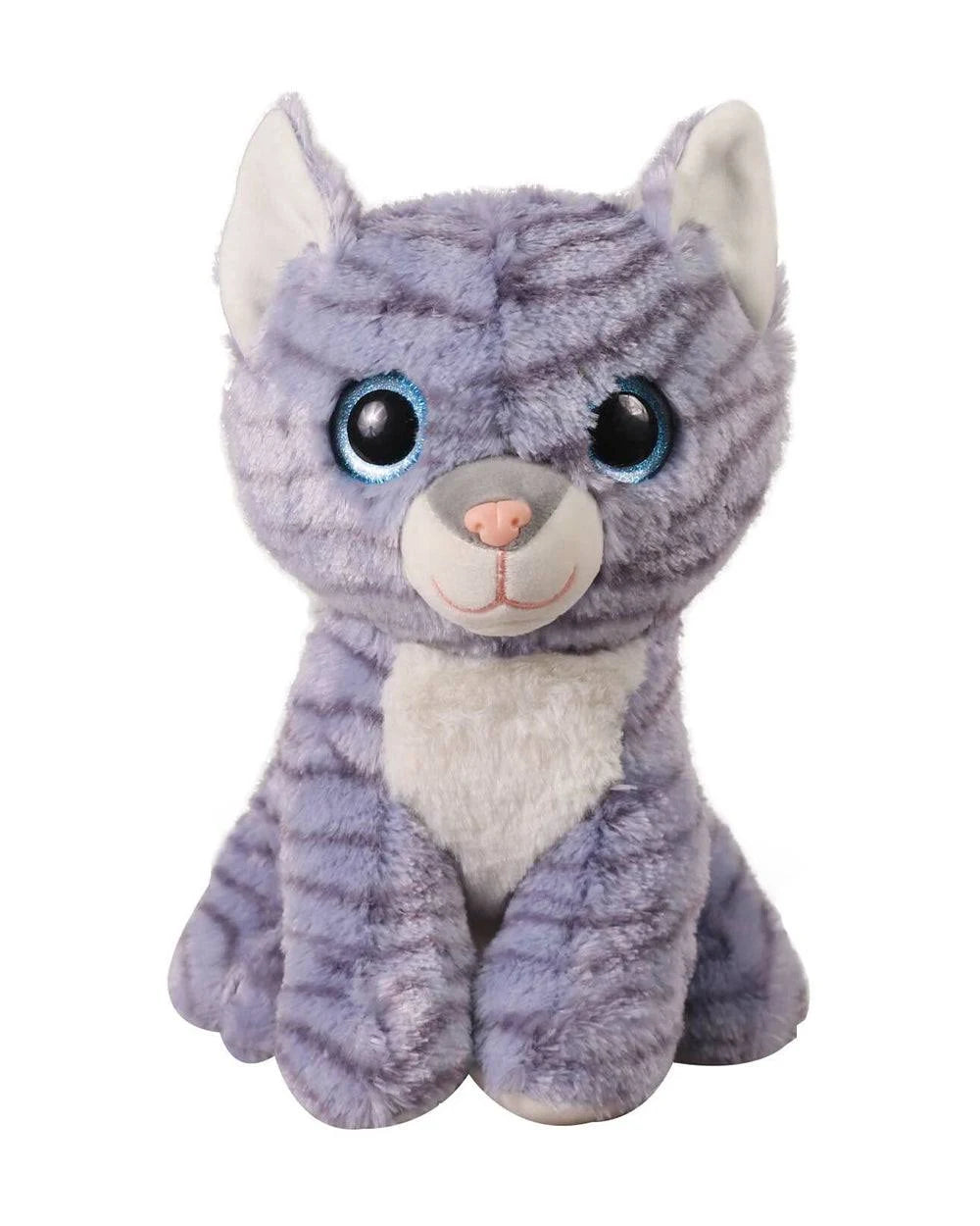 Mirada Glitter Eye Kitty Grey Pattern - 25 Cm