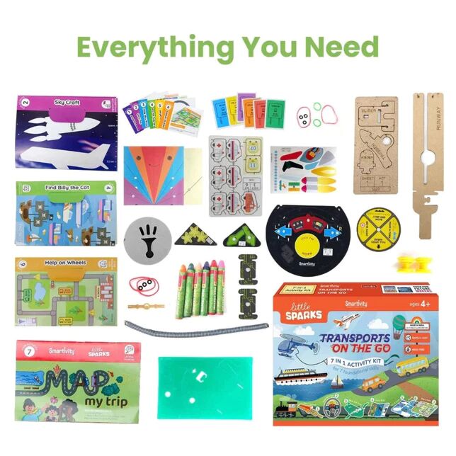 Smartivity Transports On The Go Activity Kit | Ages 4+