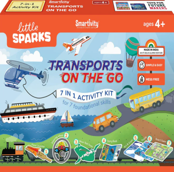 Smartivity Transports On The Go Activity Kit | Ages 4+