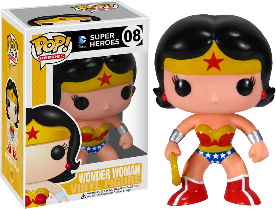 Funko Pop! Heroes : DC Super Heroes - Wonder Woman #08 With Soft Protector Case