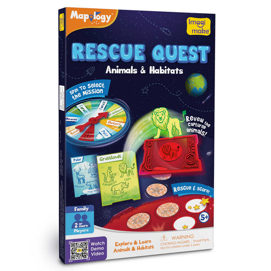 Imagi Make Mapology Rescue Quest Animals & Habitats