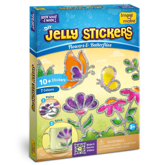 Imagi Make DIY Jelly Stickers Flowers & Butterflies