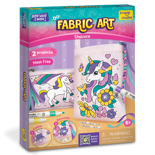 Imagi Make DIY Fabric Art Unicorn