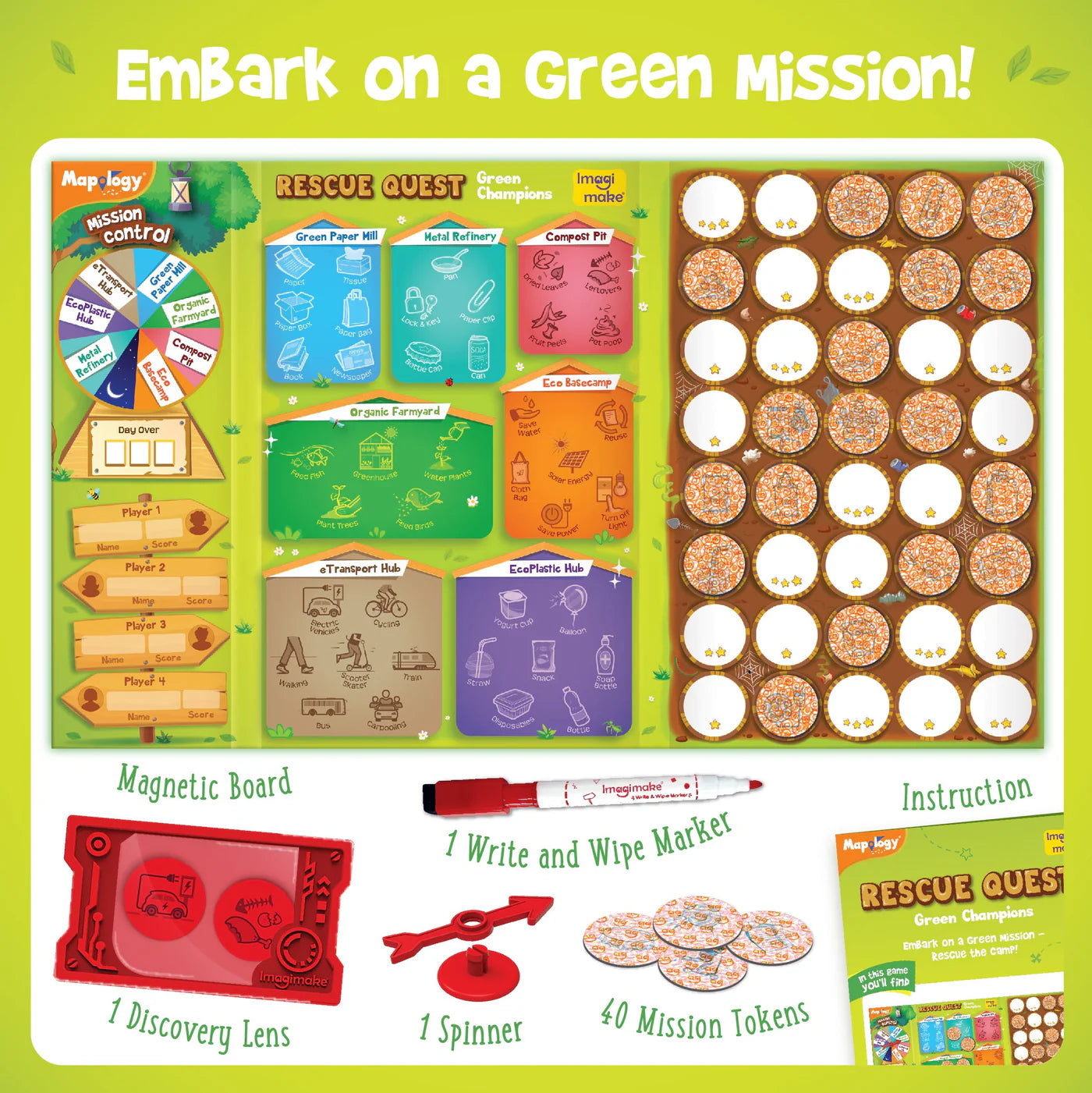 Imagi Make Mapology Rescue Quest Green Champions