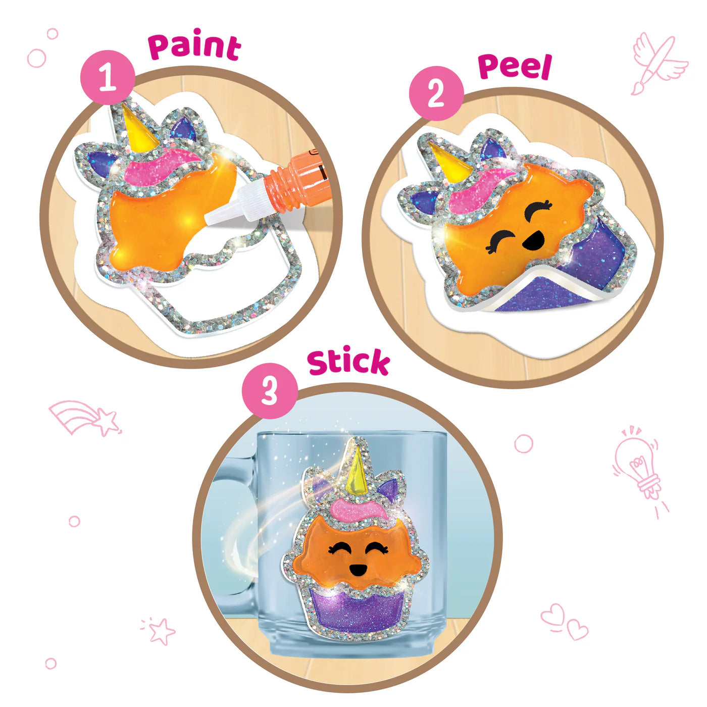 Imagi Make DIY Jelly Stickers Unicorn