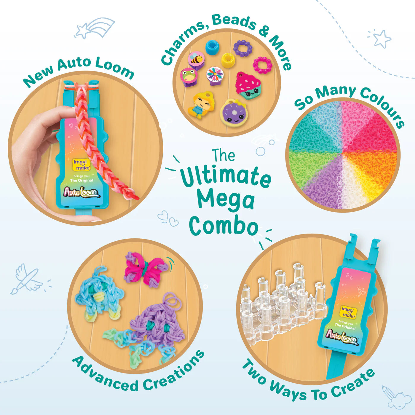 Imagi Make Rainbow Loom Ultimate Mega Combo