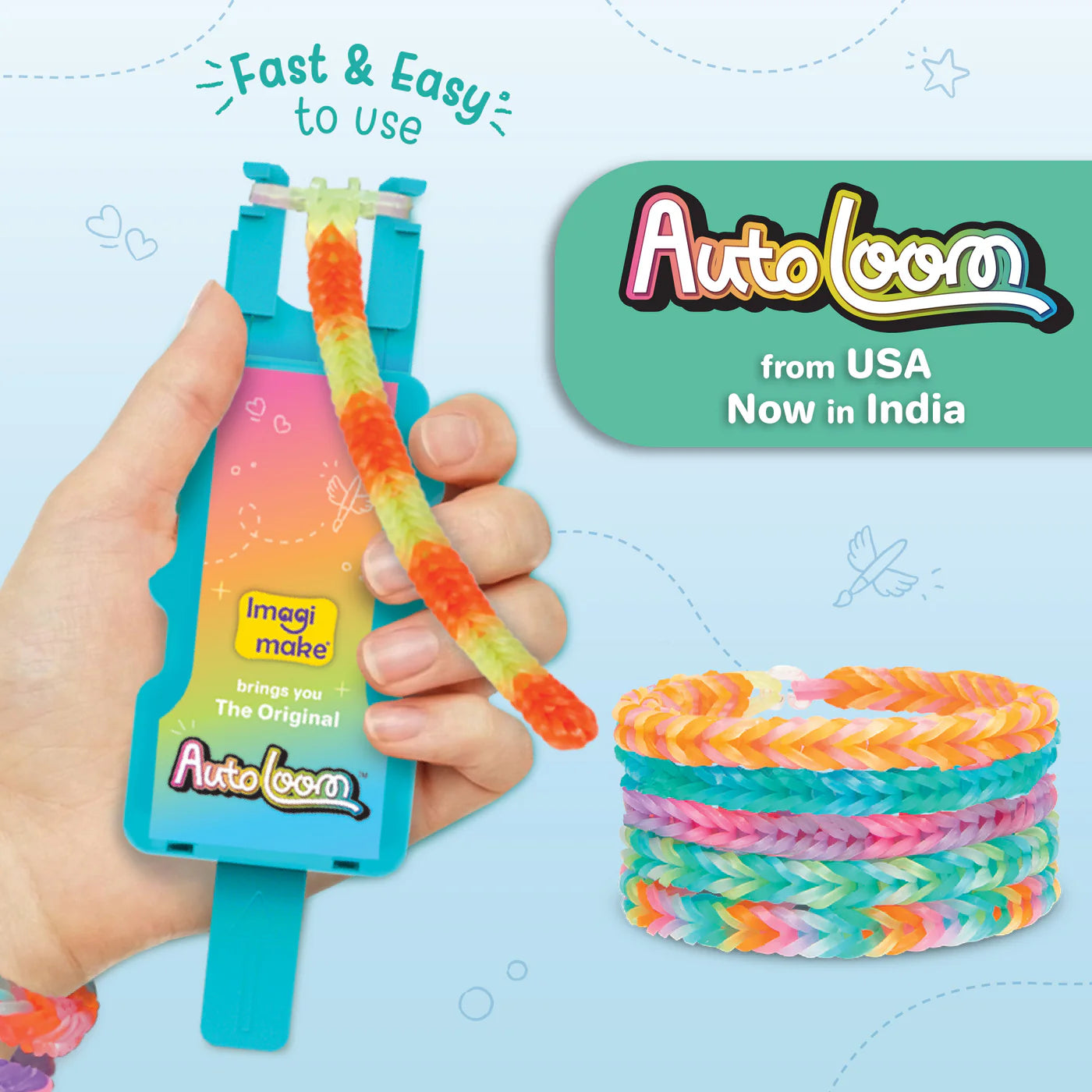 Imagi Make Rainbow Loom Glow In The Dark Kit