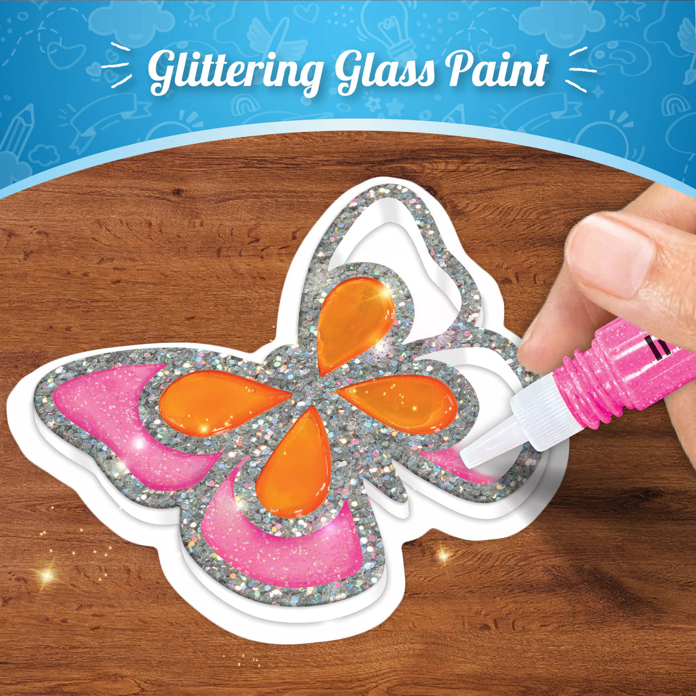 Imagi Make DIY Jelly Stickers Flowers & Butterflies