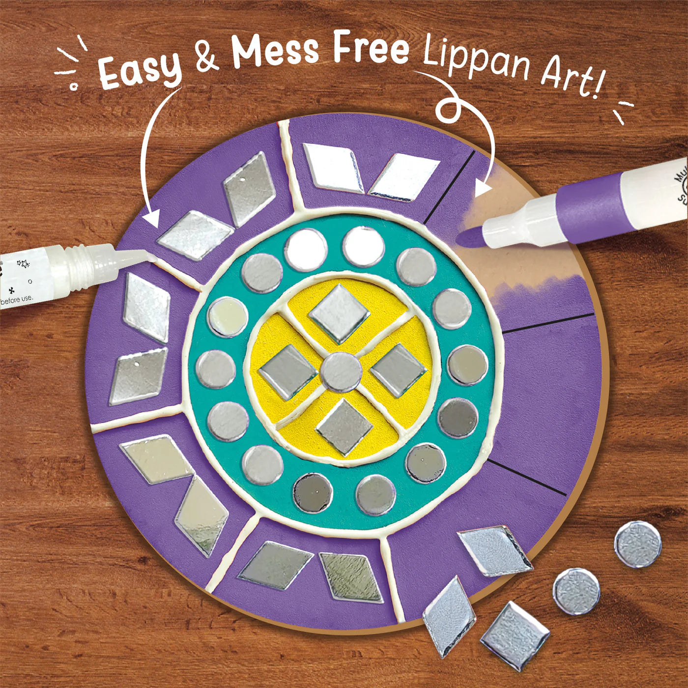 Imagi Make DIY Lippan Art Kit