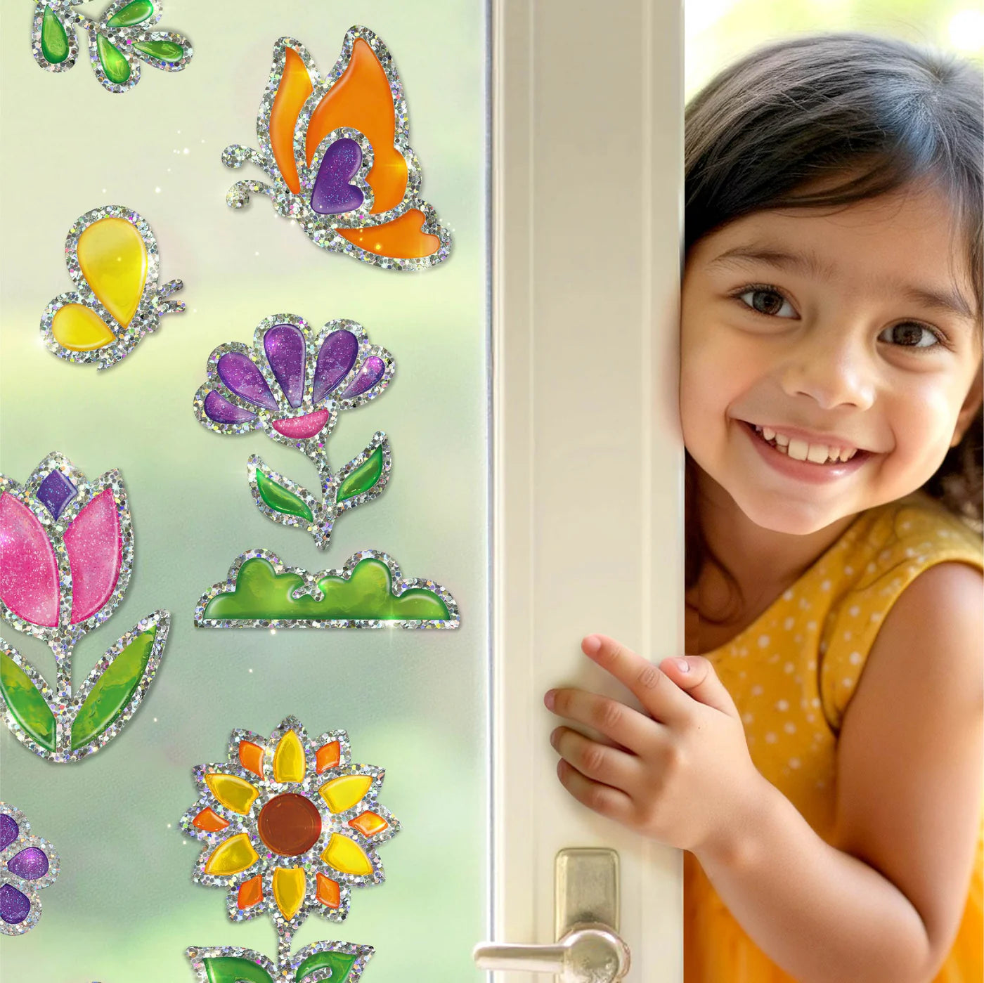 Imagi Make DIY Jelly Stickers Flowers & Butterflies